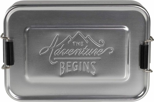 GENTLEMEN'S HARDWARE LUNCH BOX TIN SILVER 5912009SI