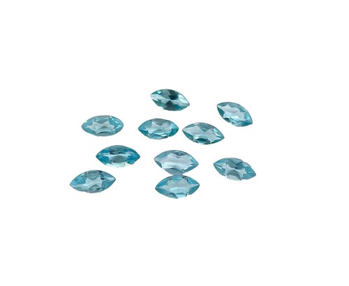 Collier Réglable Apatite Verte Marquise - Plaqué Argent - 18 Pouces - Neuf Sans Emballage
