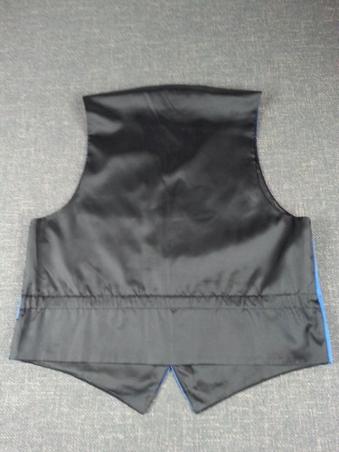 Tuxedo Formal Wear Vest & Tie Cardi Size Large L Blue - Picture 7 of 11