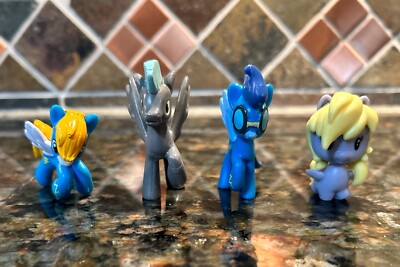 My Little Pony Lot Of 4 Including Derpy Hooves Figure