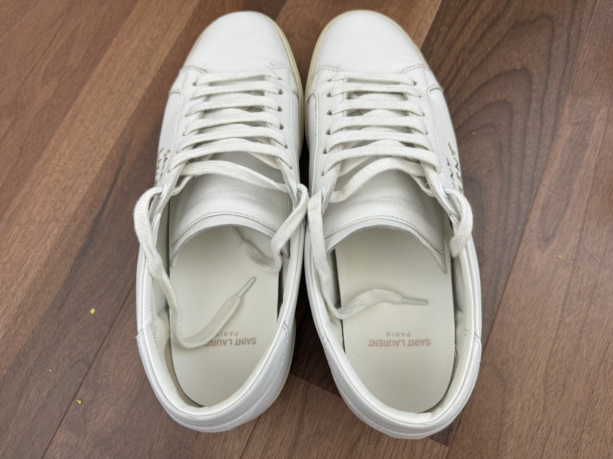 CASUAL SAINT LAURENT EMBROIDERED SL/06 SHOES SNEAKERS YSL 44 It