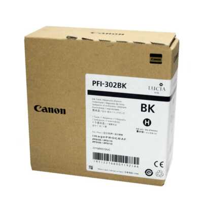 Canon Patrone PFI-302BK 2216B001 ca. 330ml  imagePROGRAF iPF8100, iPF9100, 2023