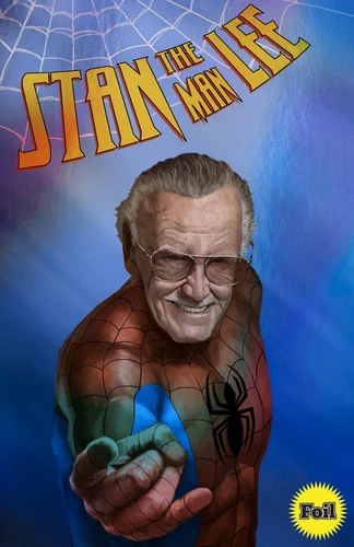 STAN LEE TRIBUTE #1 SKAN SRISUWAN EXCL SPIDER-MAN RED BLUE FOIL VARIANT LTD 100