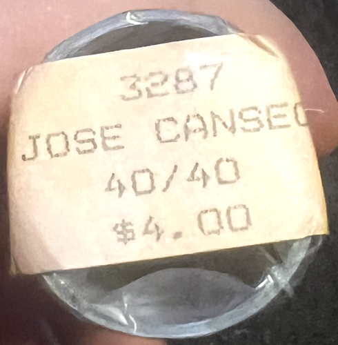 Jose Canseco FORTY-FORTY Oakland A's Vintage Original 1988 22x34 POSTER - Picture 4 of 5