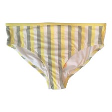 Kona Sol Womens 1X 16W - 18W Medium Coverage Hipster Multi Stripe Bikini Bottom
