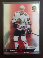 2020-21 Pius Suter Rookie Hologrfx Upper Deck Extended Series Hockey Chicago...
