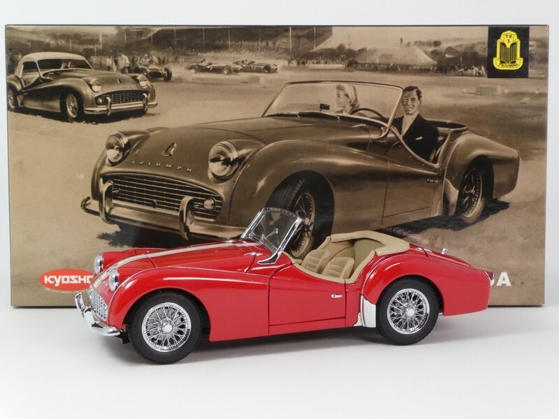 Kyosho Triumph TR3A red 1958 1/18 08032R | eBay Kyosho Triumph TR3A red 1958 1/18 08032R | eBay