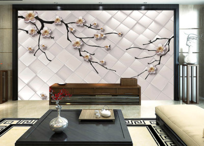 Wintersweet Incense 3D Full Wall Mural Photo Wallpaper Printing Home Kids Decor