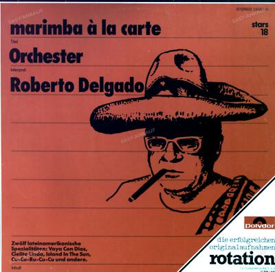 Roberto Delgado & His Orchestra - Marimba À La Carte LP (VG/VG) .