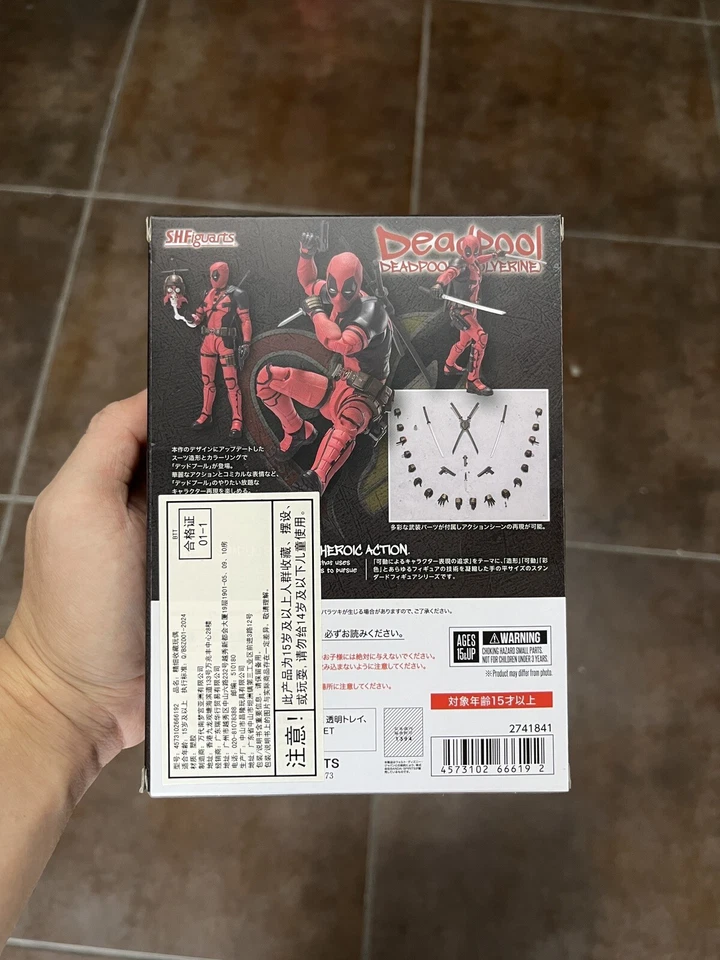 sh figuarts Deadpool & Wolverine Marvel MCU BANDAI NUEVO EN STOCK Foto 2 de 4