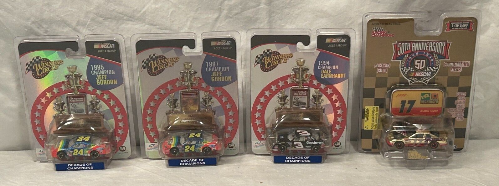 1/64 Winner Circle 2003  Nascar  Diecast ( Set of 4 ) *NOS*  Good Condition