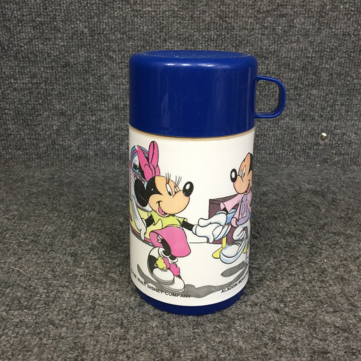 Vintage Disney Mickey Minnie Mouse Thermos Ice Cream Parlor Soda