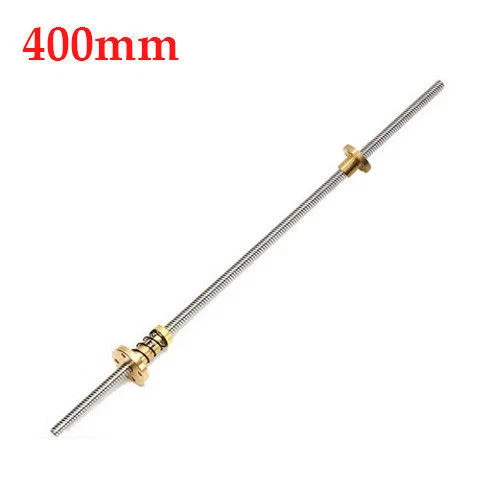 8mm Lead Screw Rod T8x2 Trapezoidal ACME With Brass Nut Anti-backlash Nut Screw - Picture 17 of 18