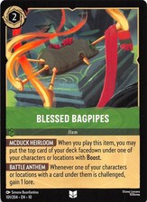 Blessed Bagpipes 101/204 Whispers in the Well Disney Lorcana