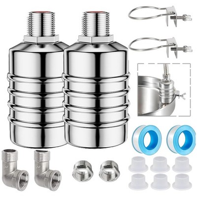 Rust-Proof Float Valve for Water Tanks - 304 Stainless Steel