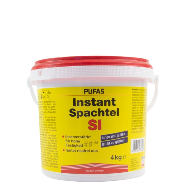 Pufas Instant-Spachtel SI 4Kg Schnellspachtel, Spachtelmasse, Wandspachtel-image