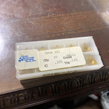 Qty.10 North American Carbide Inserts TPGB 321 Grade NA111 (E7)