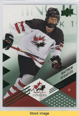 2024 Upper Deck Team Canada Juniors Green Matthew Schaefer #69 READ 18lg