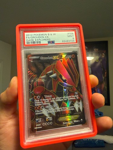 Groudon-EX graded PSA 9 for sale on eBay