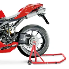 Paddock stand rear Ducati 848/ Evo 08-13 red single sided swing