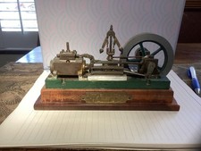 COOL ANTIQUE STEAM ENGINE model of a Stuart Turner Victoria steam mill engine