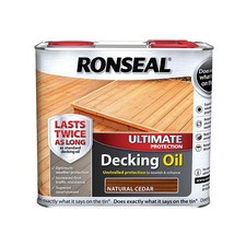 Image of Ronseal Ultimate Protection Decking Oil Natural Cedar 2.5 litre