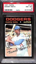 1971 Topps #112 MANNY MOTA PSA 8 NM-MT 25161608 