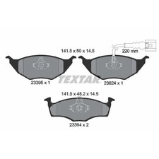 Satz Bremsbeläge Bremsklötze vorne für Audi A2 8Z0 | 24224563