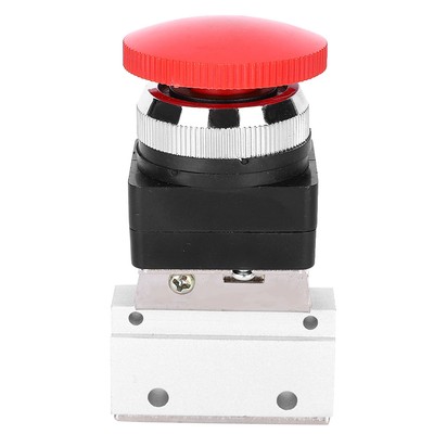 2 Position 3 Way G1/8 Pneumatic Mechanical Valve Push Button Switch MOV-03 AD