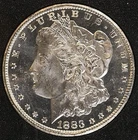1883 CC $1 GSA MORGAN SILVER DOLLAR NGC MS 63 DPL-DEEP MIRROR PROOFLIKE-+COA-!!!