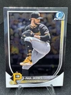 Topps Bowman Chrome 2024 #30 Paul Skenes Pittsburgh Pirates MLB Baseball Card