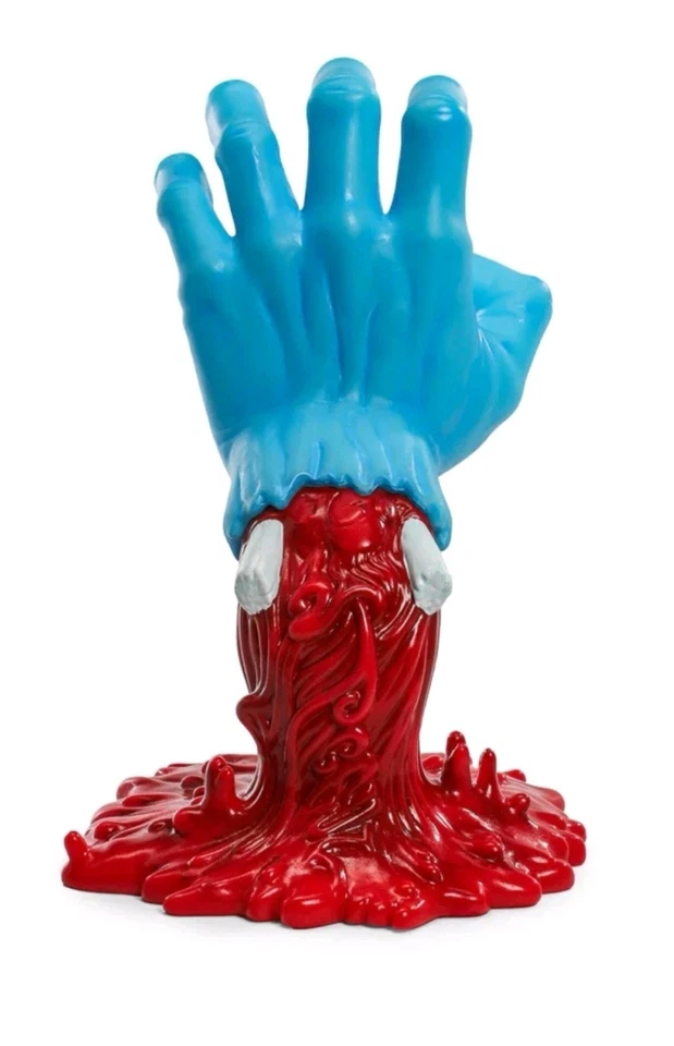 Kid Robot x Santa Cruz Screaming Hand 9 英寸人偶在黑暗中发光 40 周年。 全新 — 第 3/4 张图片