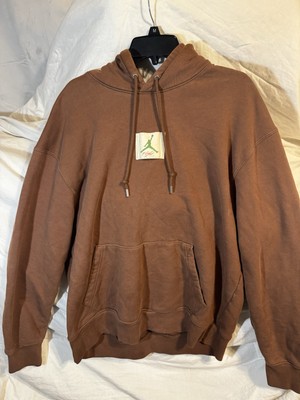 Travis Scott X Jordan Flight Graphic Hoodie Archaeo Brown DO4093-256 Size xl