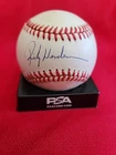Rickey Henderson Autographed Baseball PSA Authenticated