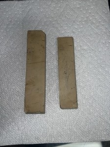 Vintage 2 BELGIUM COTICULE Natural Sharpening Stone Antique Whetstone Razor Hone