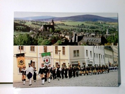 Schneeberg / Erzgebirge. Alte Ansichtskarte / Postkarte farbig. ungel. ca 90ger 