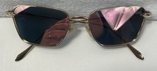 Sojos SJ1158 C2 JL Gold Square Mirror Womens Sunglasses 54 17 145