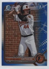 2022 Bowman Draft Chrome Blue Refractor 20/150 Jud Fabian #BDC-114 w5p