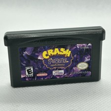 Crash Bandicoot Purple: Ripto's Rampage (Nintendo Game Boy Advance, 2004) Tested