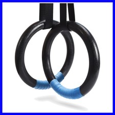 Gymnastic Rings 1100lbs Capacity with 14.76ft Adjustable Buckle Straps Pull U...