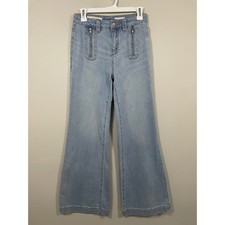 Anthropologie Pilcro High Rise Flare Jeans Size 26 Retro Casual Essential
