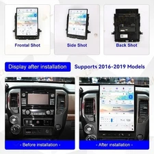 Android 13 Tesla Vertical Screen Car-Play GPS Radio for Nissan Titan 2016-2019