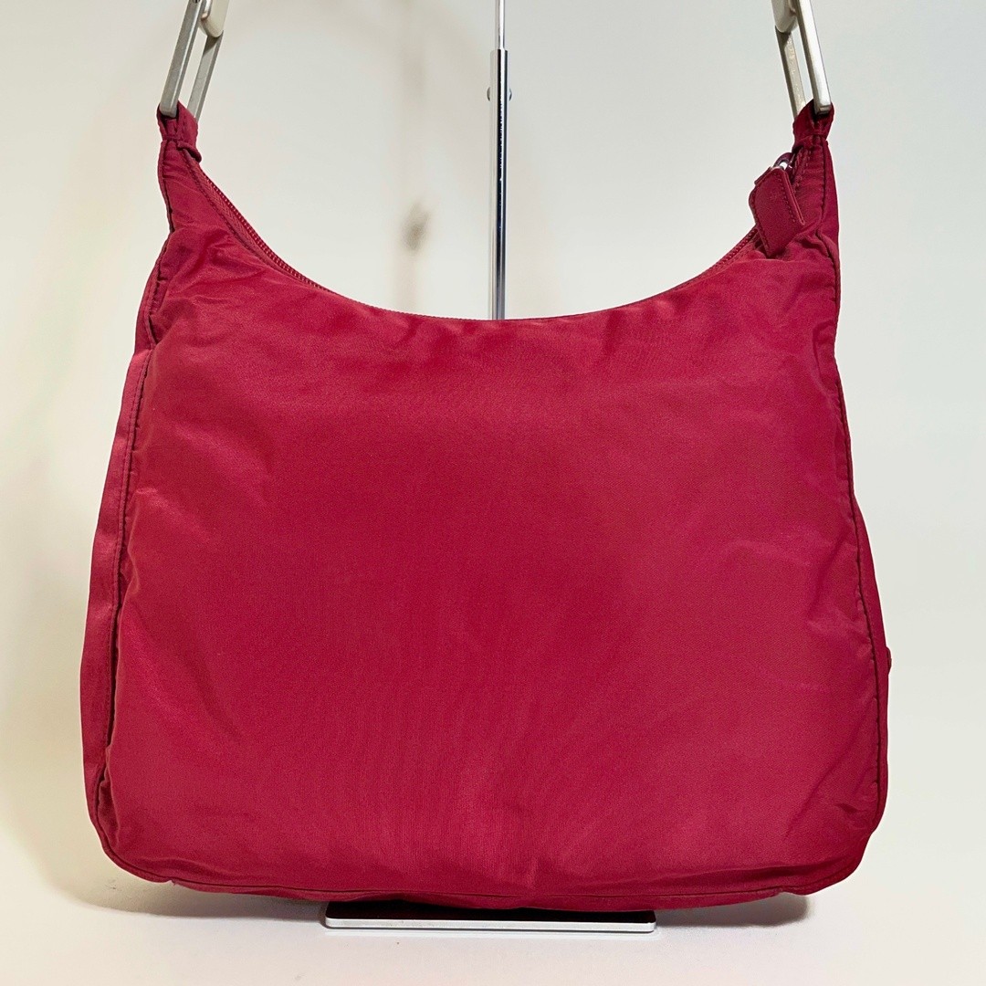 Prada One Shoulder Bag Nylon Red thumbnail 2