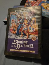 Shining In The Darkness (SEGA Genesis, 1991) Game With Box No Manual