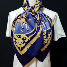 RARE VINTAGE HERMES Silk Scarf "La Presentation" Carre 90