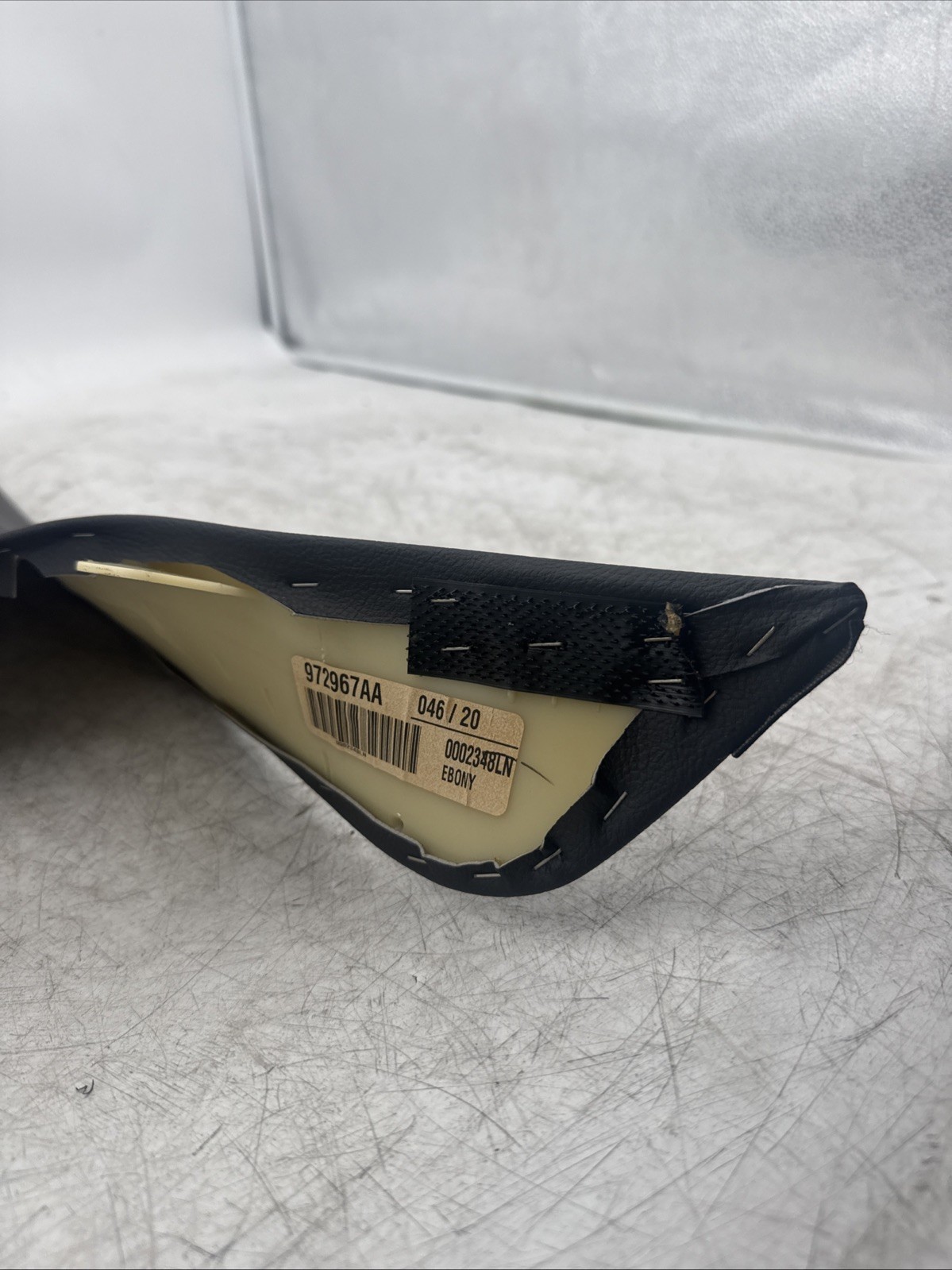 05-13 CHEVROLET CORVETTE C6 FRONT LOWER LEFT DRIVER SIDE PILLAR TRIM BLACK OEM