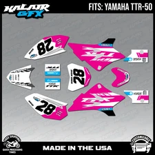 Graphics Kit for Yamaha TTR50 (2006-2023) TTR 50 TTR-50 Factory - Magenta
