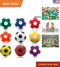 Upgrade Your Foosball Table with 9 Colorful 1.42-Inch Replacement Balls