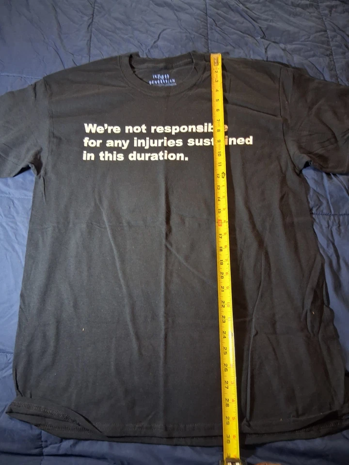 ASAP Rocky Injured Generation Tour Short Sleeve T-Shirt Mens Large Hip Hop NWoT - Image 2 of 4