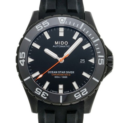 MIDO Ocean Star Diver 600 Men's Automatic Round Black W43.5mm Analog